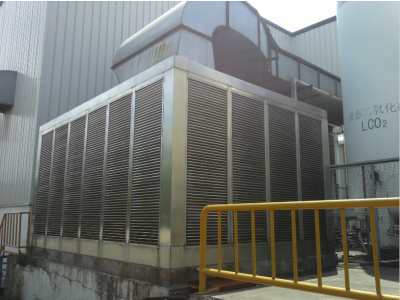 75Kw不銹鋼中央環(huán)?？照{(diào)安裝（超遠(yuǎn)距離送風(fēng)，崗位降溫神器）